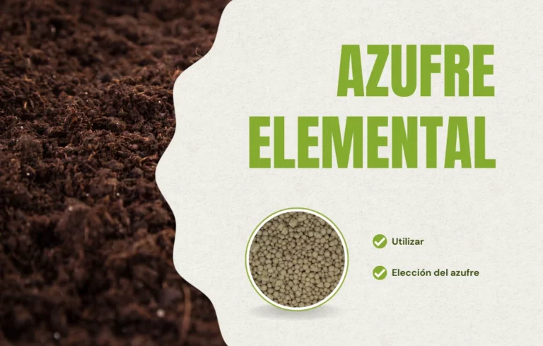 azufre elemental agricultura